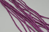 Grape Silk Cords 3 to 4mm x 3 Yards Lilac Purple Cording Bubblegum Grape, Bridal Bouquet Trim Jewelry Making Embroidery Hand Dyed Hand Sewn