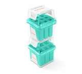 Numbers Metal Stamp Storage Case, ImpressArt Orange or Teal Stamp Holder, Stackable Storage Cases 3mm, 4mm or 6mm Empty Cases,