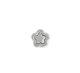 FLOWER with BORDER Blanks, ImpressArt Pewter Flower Stamping Blank, Metal Blanks, 1/2" or 15/16" Small or Large Qty 2, 4 or 144, Soft Strike