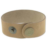 Black Natural or Medium Tan Leather Cuff 1" Wide, Genuine Leather Wristband, 1" Wide, Cuff Blank, Hand Stamping Supplies