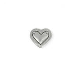 Heart Blanks, HEART with BORDER Blanks, ImpressArt Pewter Metal Stamping Blanks 1/2" or 1" Small or Large, Qty 2, 4 or 144 Soft Strike 16 Ga