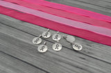 Ribbon Charms, Antique Silver, TierraCast, Breast Cancer, Troops, Autism Support Charms, Awareness Charm Drops, Qty 4 to 20