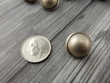 Hammered Dome Metal Buttons, Antique Silver Button,  5/8" Qty 4 , Domed Round Button Great Leather Wrap Clasps or Clothing