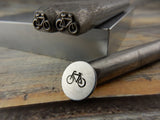 BIKE Metal Stamp, Stamp 7mm, Bicycle Stamp, Sports Design Stamp, Hand Stamping, Metal Stamping Tool for Jewelry, Steel Stamp