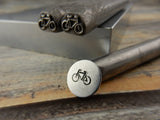 BIKE Metal Stamp, Stamp 7mm, Bicycle Stamp, Sports Design Stamp, Hand Stamping, Metal Stamping Tool for Jewelry, Steel Stamp