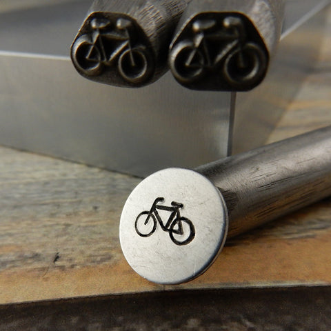 BIKE Metal Stamp, Stamp 7mm, Bicycle Stamp, Sports Design Stamp, Hand Stamping, Metal Stamping Tool for Jewelry, Steel Stamp