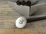 Double Diamonds Metal Stamp 5mm, Stacked Diamond Stamp, Hand Stamping Tool For Metal, Wood, Clay and Leather, Steel Stamp