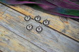 Sunshine Drops, TierraCast Pendants, Antique Silver, 19mm Qty 4 to 20, Sun Face Charms, Yoga Bracelet Charms