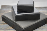 Steel BENCH BLOCK, Extra Large 6" x 6" Square Steel Block with Rubber Base, Metal Forming Jewelry Making Tool - LakiKaiSupply