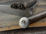 BIKE Metal Stamp, Stamp 7mm, Bicycle Stamp, Sports Design Stamp, Hand Stamping, Metal Stamping Tool for Jewelry, Steel Stamp