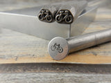 BIKE Metal Stamp, Stamp 7mm, Bicycle Stamp, Sports Design Stamp, Hand Stamping, Metal Stamping Tool for Jewelry, Steel Stamp