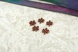 Celtic ETERNITY LINKS, Small Celtic Knot Charms, TierraCast Antique Copper, Connectors, Knotwork Pendants, Qty 4 to 20 Tierra Cast