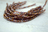 LUSTER AMETHYST CRYSTAL 3mm Faceted Round Czech Glass Beads Qty 50 / Firepolished Small  Purple /Fire Polish  Small