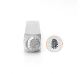 ImpressArt Stamps, FINGERPRINT Metal Stamp, 6mm, Finger Print Thumbprint Design, Thumb Print Finger Print, Hand Stamping Tool