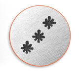 Star Texture Metal Stamp, ImpressArt STARS Texturing Design 6mm, Hand Stamping, Multiple Star, Tool for Metal, Clay & Leather Steel Punch