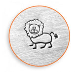 LEO LION Metal Stamp, 6mm ImpressArt Zoo Animal Design Stamps, Tool For Hand  Stamping Metal Blanks, Metal Clay and Leather