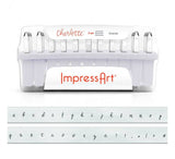 Metal Stamp Set, ImpressArt CHARLOTTE LOWERCASE Metal Stamp Kit, Alphabet Stamps  3mm, Impress Art Lower Case Set Plus Bonus Punctuation