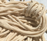 Ivory Silk Cords, Hand Dyed Silk Strings 3 Yards 3-4mm, JamnGlass Silk Cording Jewelry Making Craft Cord