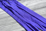 Violet Silk Strings, Crinkle Silk Ribbons Hand Dyed Qty 5 Purple, Craft Ribbons, Jewelry Making Ribbon for Silk Wraps