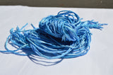 SAILING Silk Cords Hand Dyed Silk Cords Hand Sewn Strings Qty 1 to 25  2-3mm Jewelry Making Craft Cord, Blues, Matches Smooth Sailing Ribbon