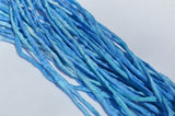 SAILING Silk Cords Hand Dyed Silk Cords Hand Sewn Strings Qty 1 to 25  2-3mm Jewelry Making Craft Cord, Blues, Matches Smooth Sailing Ribbon