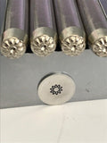 SUN Metal Stamp, Sun with Rays Stamp, Outline Design Stamp, 6mm Hand Stamping Tool, Metal Stamping Supplies, Jewelry Tools