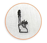 ImpressArt STATUE of LIBERTY Metal Stamp 6mm American Symbol Design Stamp, United States Symbol, Stamping Supplies, Steel Punches