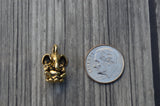 Ganesha Charms, TierraCast Pendants, Choose From Antique Silver, Gold and Brass, 18mm, Qty 4 to 20, Ganesh Drops