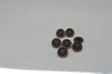 Emperor Buttons, Antique Copper Metal, 15mm 5/8" Qty 4 to 8, Ethnic Tribal Clothing Button, Sweater and Yoga Wrap Clasps