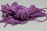 Grape Silk Cords 3 to 4mm x 3 Yards Lilac Purple Cording Bubblegum Grape, Bridal Bouquet Trim Jewelry Making Embroidery Hand Dyed Hand Sewn - LakiKaiSupply