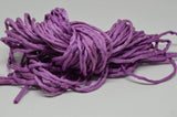 Grape Silk Cords 3 to 4mm x 3 Yards Lilac Purple Cording Bubblegum Grape, Bridal Bouquet Trim Jewelry Making Embroidery Hand Dyed Hand Sewn - LakiKaiSupply