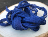 Navy Blue Silk Ribbon Hand Ripped Sheer Silk Hand Dyed 3" Wide x 3 Yards Bows, Raw Edge Wedding Flower Decoration or Invitation Ribbons