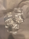 100 Clear Plastic Resealable Bags, Zip Close, Lock Seal, 2ml 2 x 3", Reclosable Poly Bags, Small Bead Storage, Seal Top Baggies