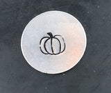 Fall Pumpkin Metal Stamp, Halloween or Thanksgiving Design Stamp, Made in the USA, Metal Stamping Jewelry - LakiKaiSupply