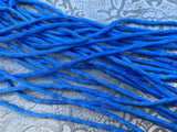 Blue or Purple Silk Cords - 3mm to 4mm hand dyed hand sewn cording - Choose: Baby Blue, Sky, Sapphire, Violet Sunset Beach, Purple OR Grape