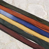 ROUND UP Silk Ribbon Assortment,  Hand Dyed and Sewn Silk Ribbons, Great for Wrist Wraps, Jewelry or other Crafts