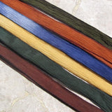 ROUND UP Silk Ribbon Assortment,  Hand Dyed and Sewn Silk Ribbons, Great for Wrist Wraps, Jewelry or other Crafts