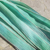 SEAGLASS Hand Dyed Silk Ribbons Qty 5 to 40 Bulk Wholesale Listing,  Silk Straings, Sea Glass Color in Soft Delicate Blues Greens Aqua