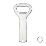 ImpressArt Bottle Opener Project Kit Contain 3 Stampable Blank Openers Plus Key Rings DIY Personalize a Gift Groomsmen Gift Metal DIYtamping