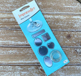 ImpressArt Wine Charm Project Kit! Contain 6 Stampable Blanks and Rings for Wine Glasses Personalize a Gift Metal Stamping Kit Hand Stamping