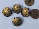 Seed Pod Buttons/ Qty 4 Alien Pod 18mm Button 3/4” / Dandelion Flower Button /  Jewelry Clasp Clothing Fastener / Leather Wrap Clasp