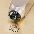 Ellie Elephant Metal Stamp, ImpressArt Design Stamp 6mm, Elle Design, Jewelry Tool For Metal Jewelry and Leather Crafting, Steel Stamp