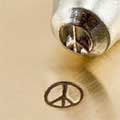 Peace Sign design ImpressArt Metal Stamp 3mm Jewelry Steel Punch, Steel Stamp