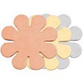 FLOWER Metal Stamping Blanks, 8 Petal Flower Blanks, Eight Petal Flowers Aluminum 15/16" 24ga Qty 12  Blank Tags, Deburred Edges