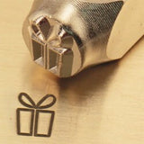 GIFT BOX Metal Stamp 6 mm Steel Punch Stamping Jewelry Impressart Holiday Stamp Birthday Stamp, Steel Stamp