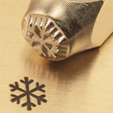 Snowflake Metal Stamp 6 mm ImpressArt Hand Tool for Metal Stamping Jewelry Winter Holiday Snow Flake Design Stamp, Steel Stamp