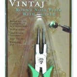 ROUND NOSE PLIERS With Cutter and Ergo Handles Vintaj, Wire Working Tool, For Making Loops and Rosaries