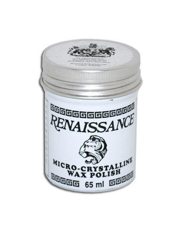 Renaissance Wax Polish 65ml Sealant Protection for Metal Wood Leather Paper Steel Tools Jewelry, Micro Crystaline