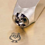 HOOTIE Metal Stamp ImpressArt Owl Design Stamp, 6mm, Bird Stamp, Hand Stamping Tool, Great for DIY Stamped Jewelry, Steel Stamp - LakiKaiSupply