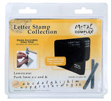 Posh Alphabet Lowercase Metal Stamp Kit, Lettering Stamp Set 3mm Tall, Hand Stamping Set, Alphabet Script,